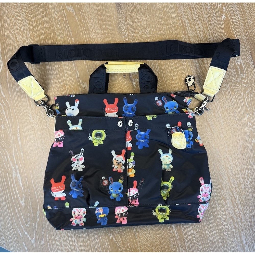 KIDROBOT DUNNY SHOULDER BAG HANDBAG PURSE Large Messenger Bag 2008